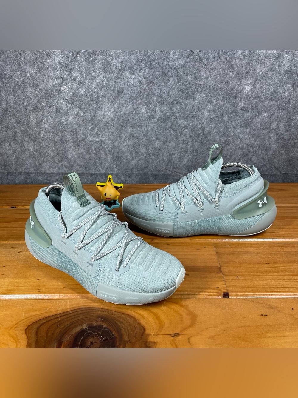 Under Armour HOVR Phantom 3 Mens Size 8.5 Opal Green Running Shoes 3025516-304